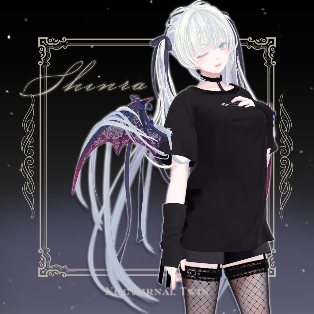 ✦~11/10 Release Sale✦【VRC Hair】Nocturnal Twin