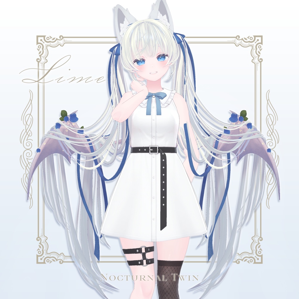✦~11/10 Release Sale✦【VRC Hair】Nocturnal Twin