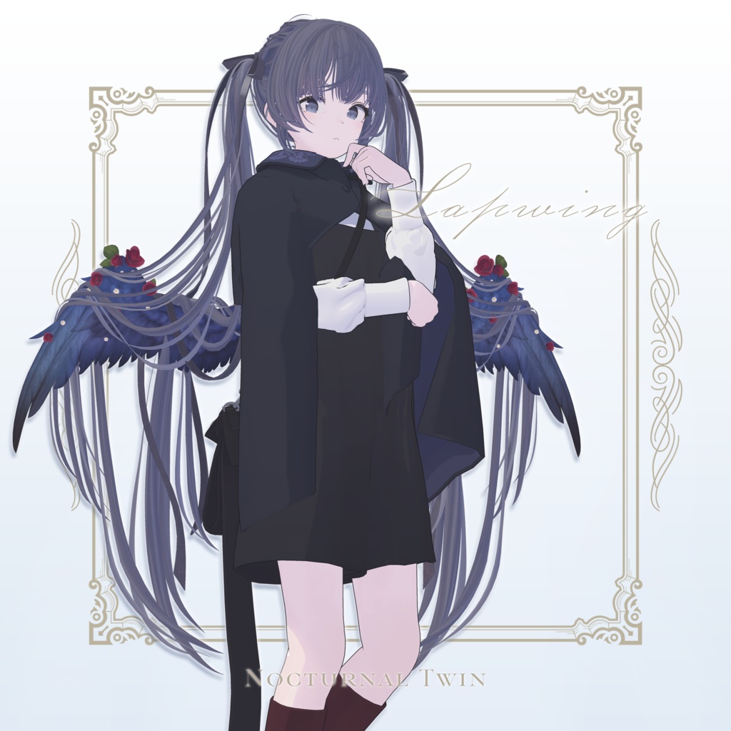 ✦~10/31 HALLOWEEN SALE ✦【VRC Hair】Nocturnal Twin