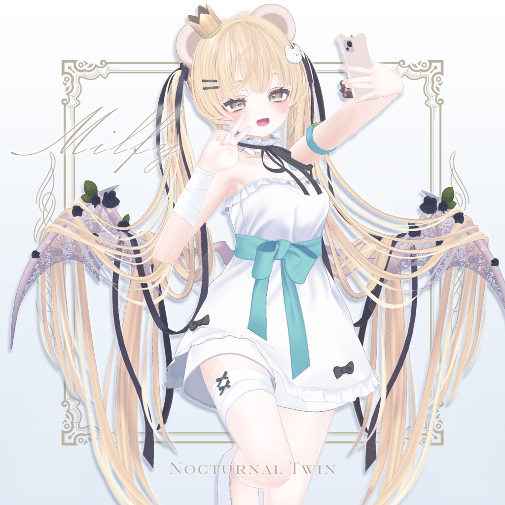 ✦~11/10 Release Sale✦【VRC Hair】Nocturnal Twin