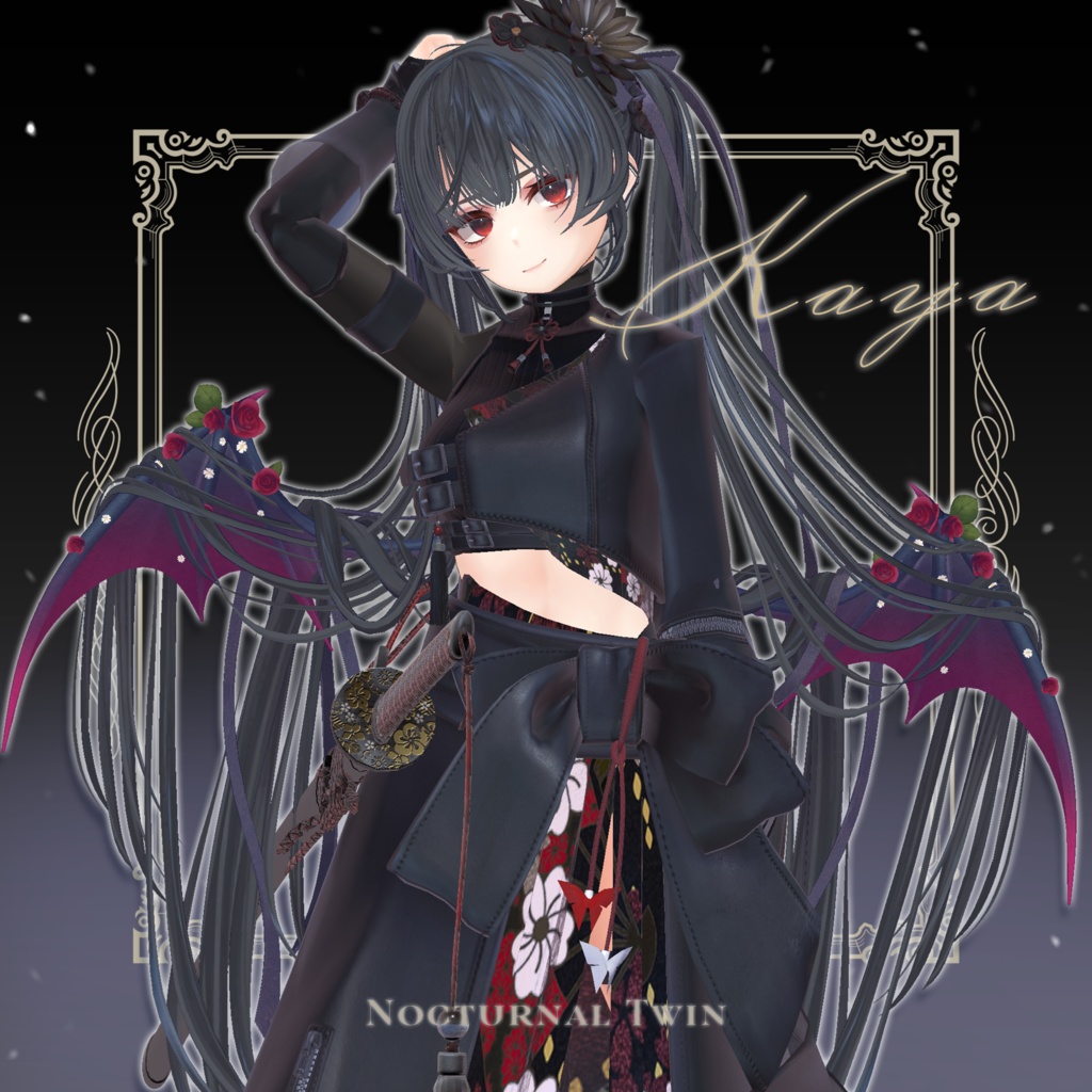 ✦~11/10 Release Sale✦【VRC Hair】Nocturnal Twin