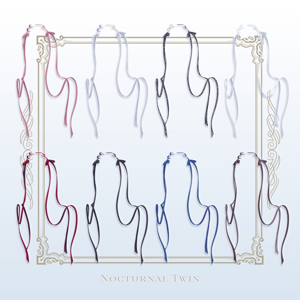✦~11/10 Release Sale✦【VRC Hair】Nocturnal Twin