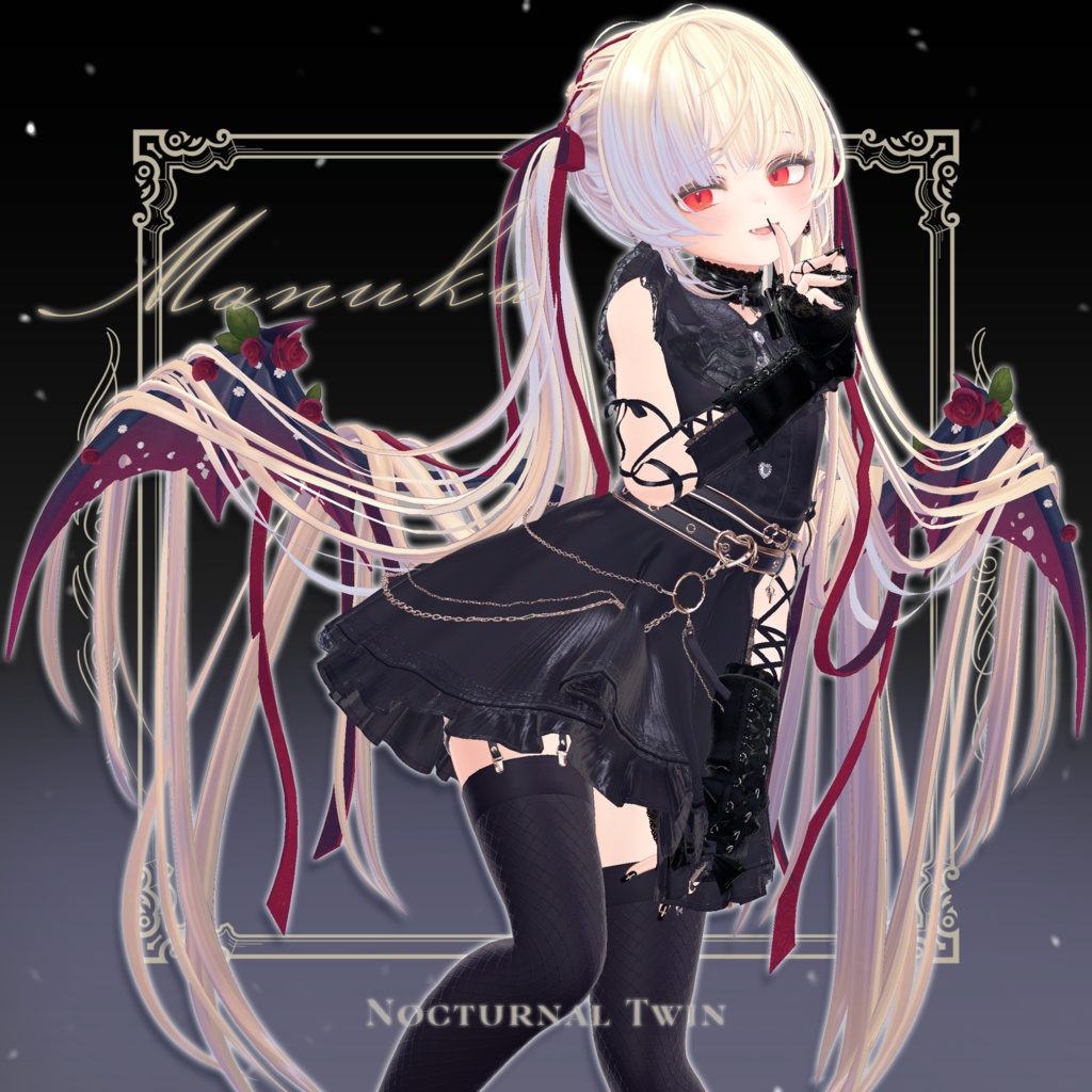 ✦~11/10 Release Sale✦【VRC Hair】Nocturnal Twin