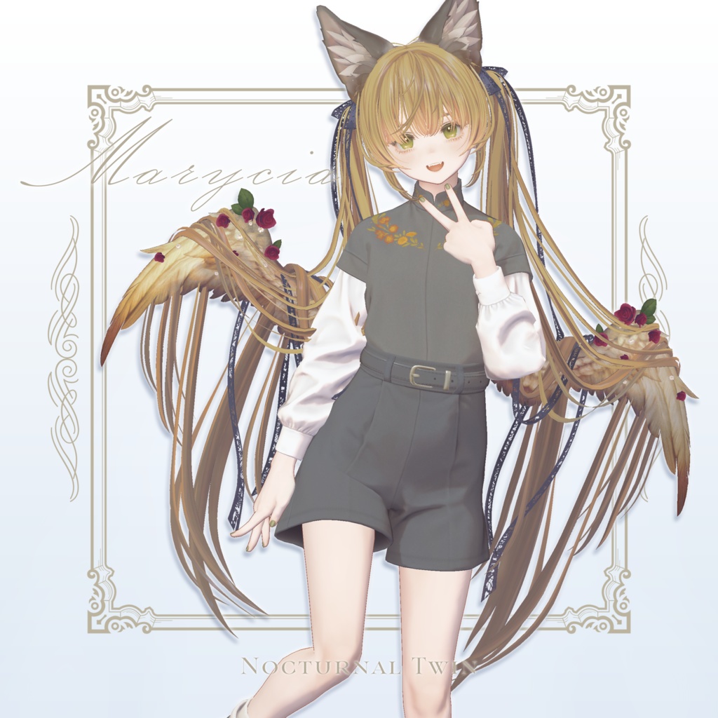 ✦~11/10 Release Sale✦【VRC Hair】Nocturnal Twin