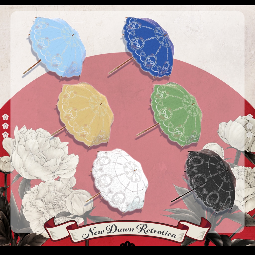 ✦~3/31 SALE ✦【VRC Hair&衣装】新春レトロティカ - New Dawn Retrotica -