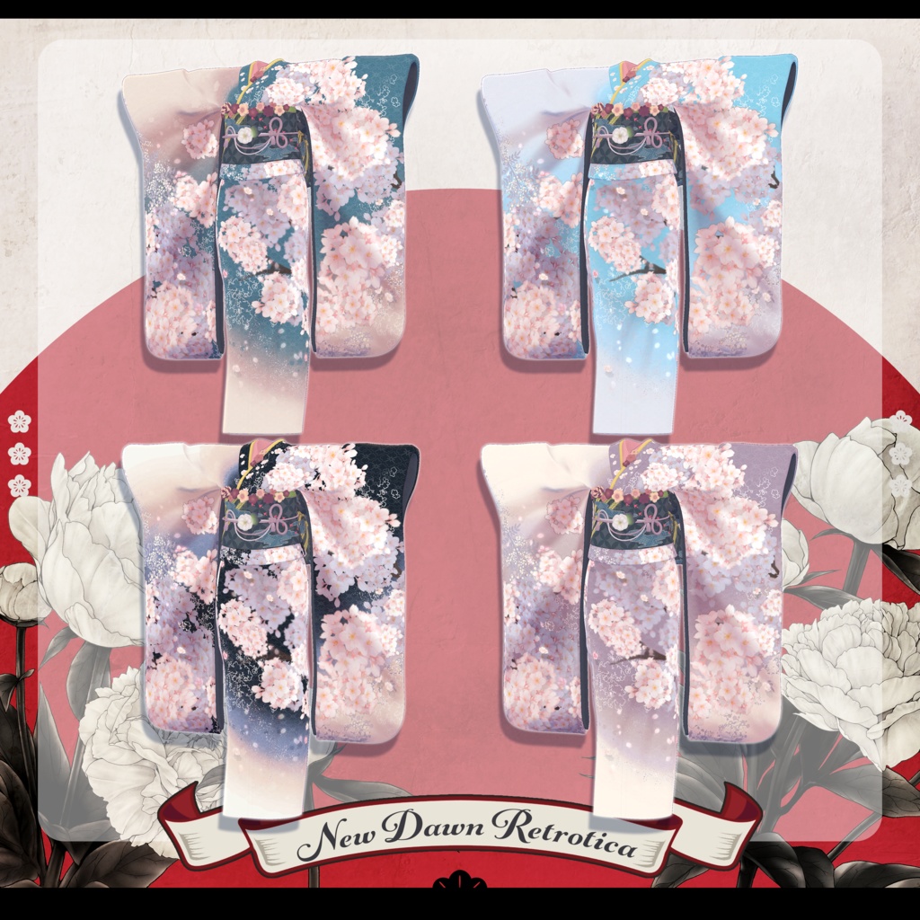 ✦~3/31 SALE ✦【VRC Hair&衣装】新春レトロティカ - New Dawn Retrotica -