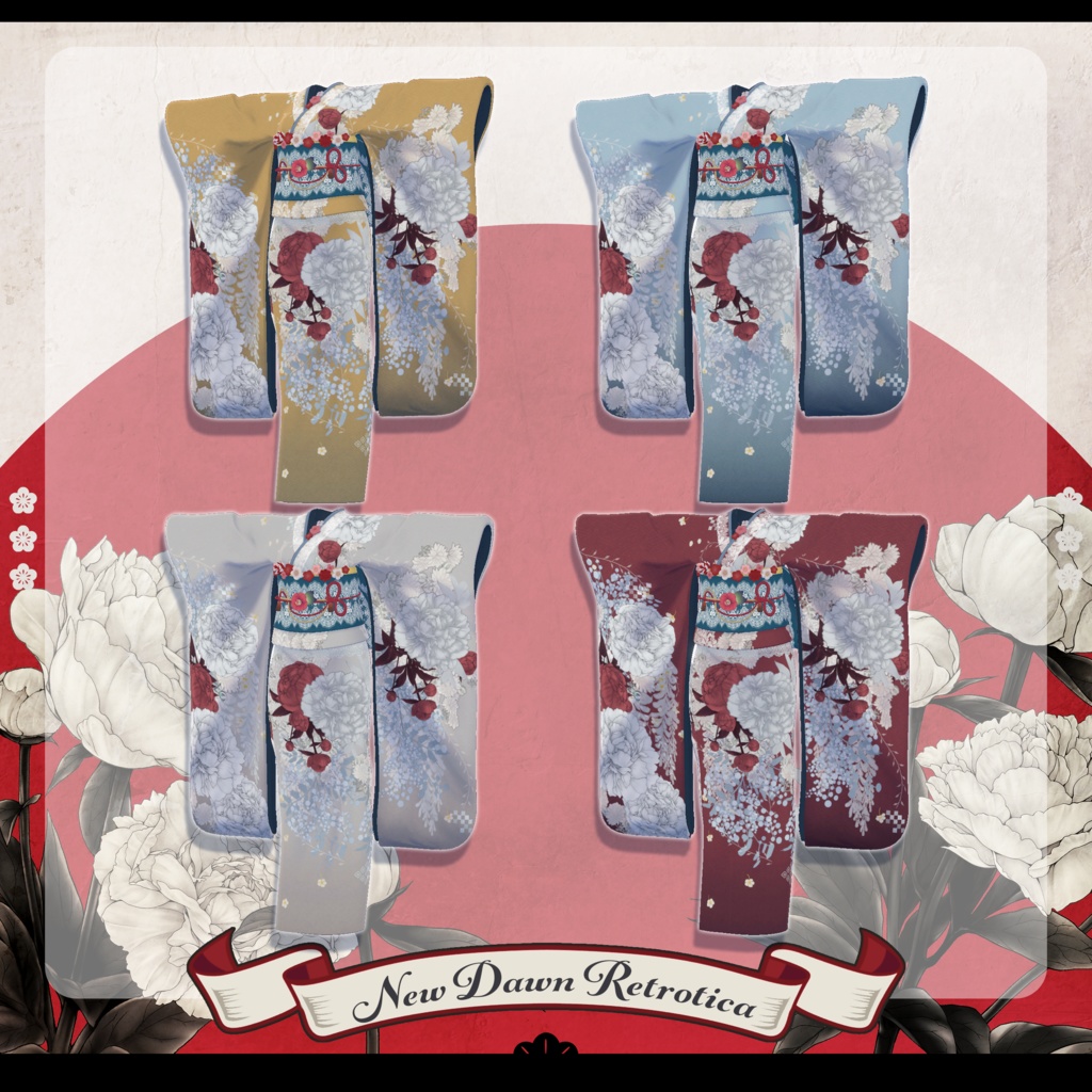 ✦~1/10 RELEASE SALE ✦【VRC Hair&衣装】新春レトロティカ - New Dawn Retrotica -