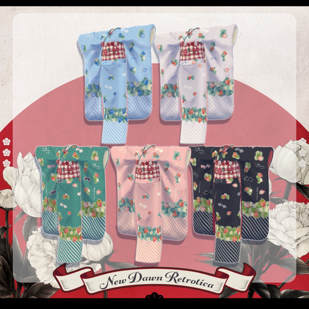 ✦~1/10 RELEASE SALE ✦【VRC Hair&衣装】新春レトロティカ - New Dawn Retrotica -