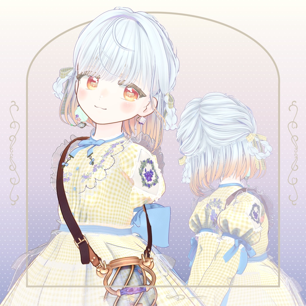 ✦~7/13 RELEASE SALE ✦【VRC Hair】VioletBloomyLolita Hair