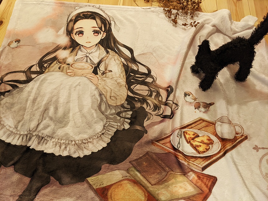 【エアコミケ2新作】もふもふブランケット