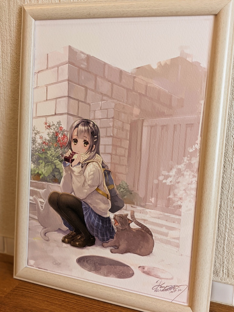 【エアコミケ2新作】A4サイズ複製原画