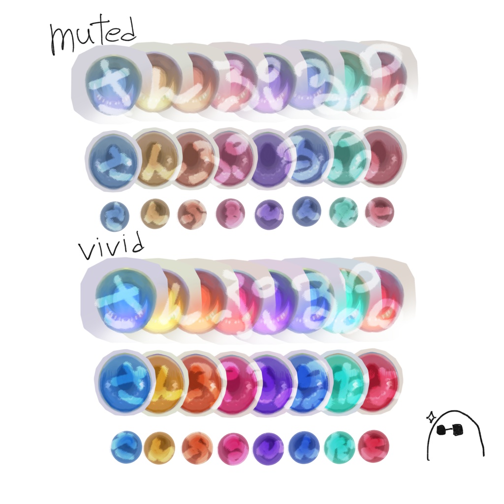 発売記念SEAL!! Eye texture - Fading Glimmer【Marycia専用】