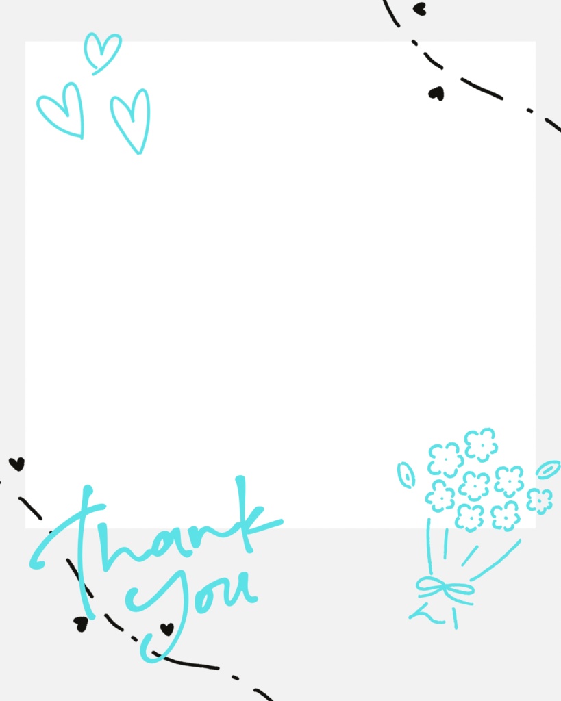 💐チェキ風おはツイ素材💐