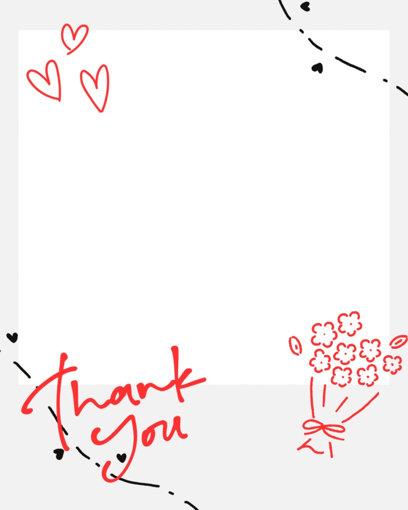 💐チェキ風おはツイ素材💐