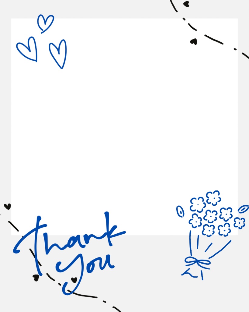 💐チェキ風おはツイ素材💐