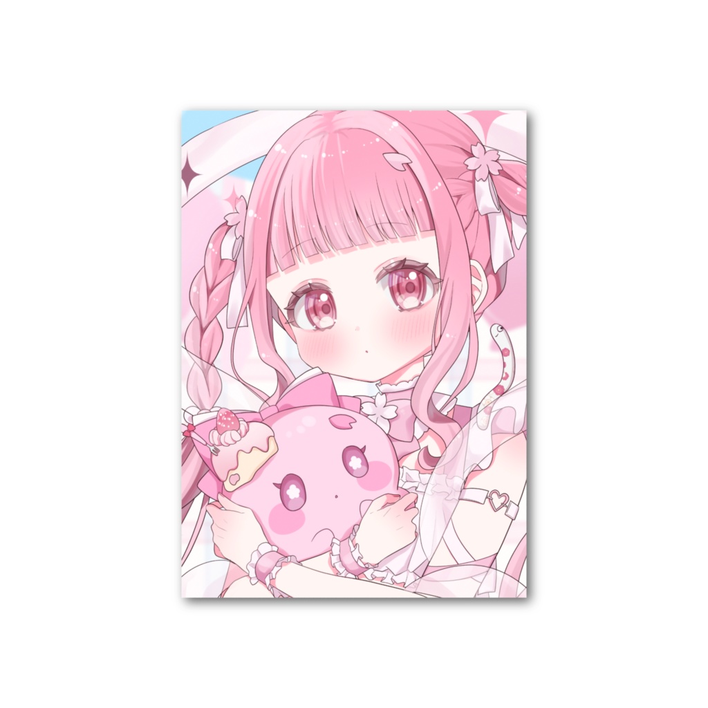 夜桜うにフォト風カード 生誕限定