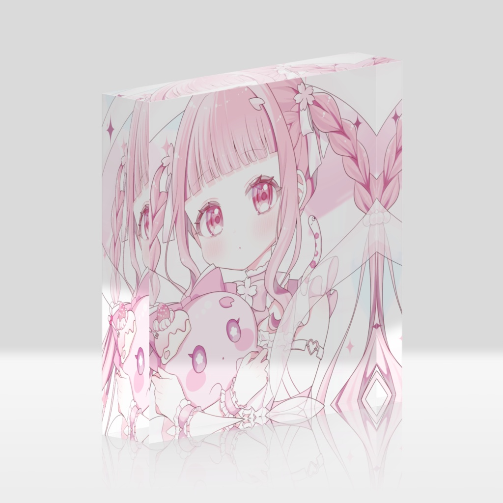 夜桜うにアクリルブロック　生誕限定