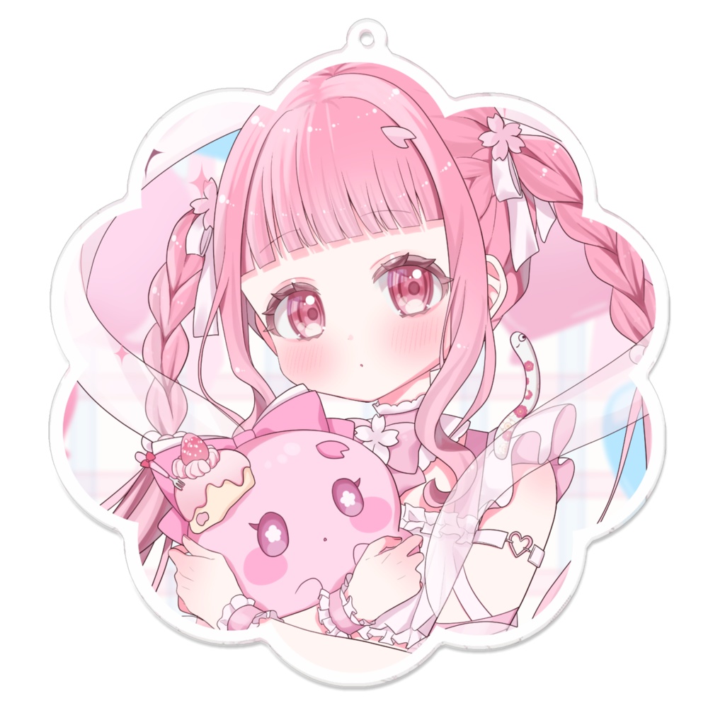 夜桜うにアクリルキーホルダー 生誕限定