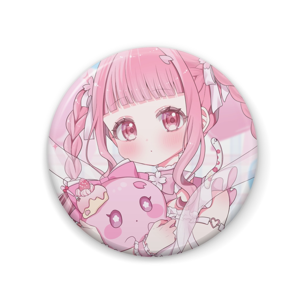 夜桜うに缶バッチ 生誕限定