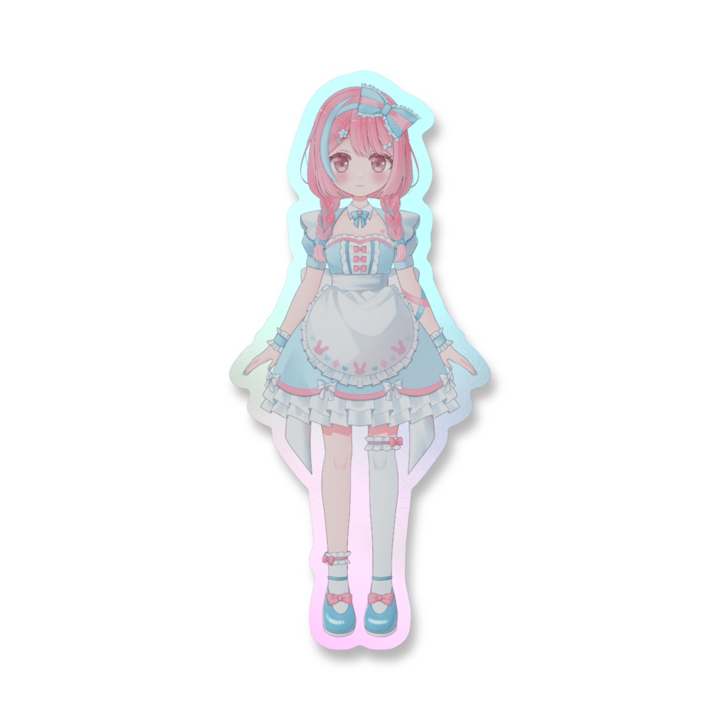 アリスうにオーロラステッカー