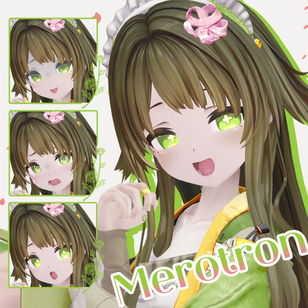 ✨アニメーション付き✨Petal Glow Eye Texture【5アバター対応】