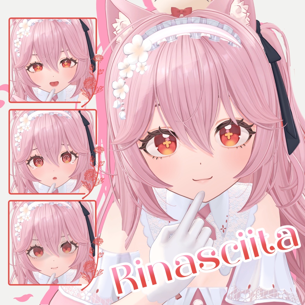 ✨アニメーション付き✨Petal Glow Eye Texture【5アバター対応】