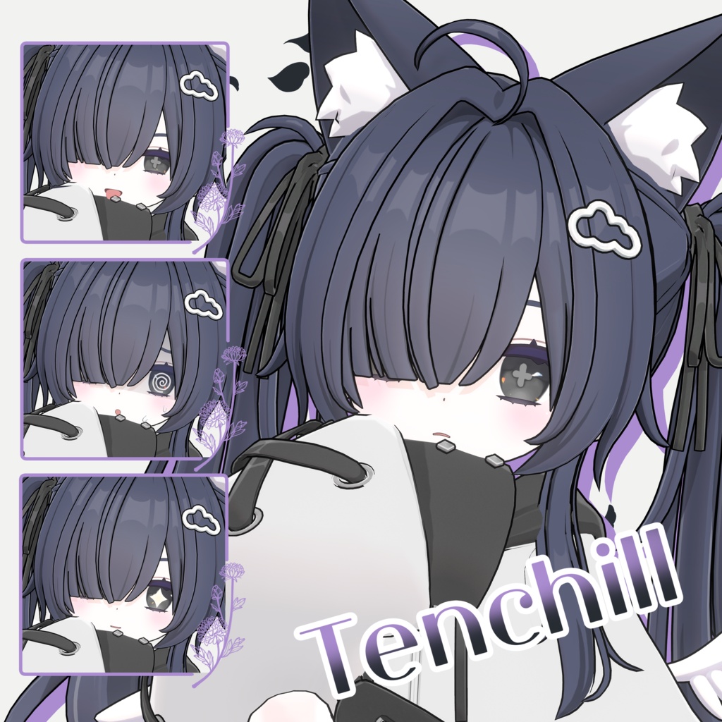 ✨アニメーション付き✨Petal Glow Eye Texture【5アバター対応】