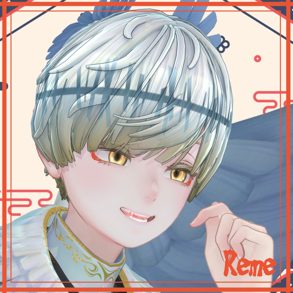 【Free】和風アイメイク(8アバター対応)