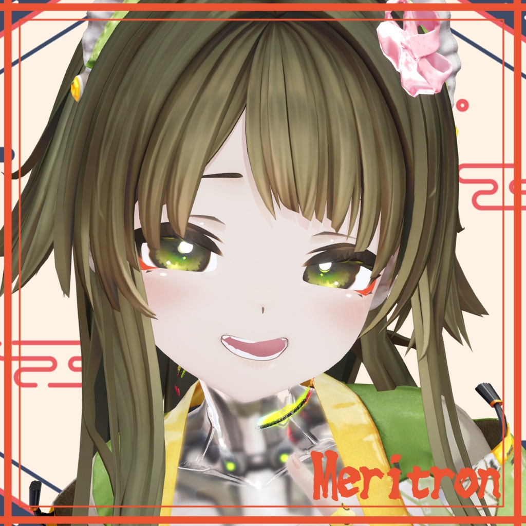 【Free】和風アイメイク(8アバター対応)