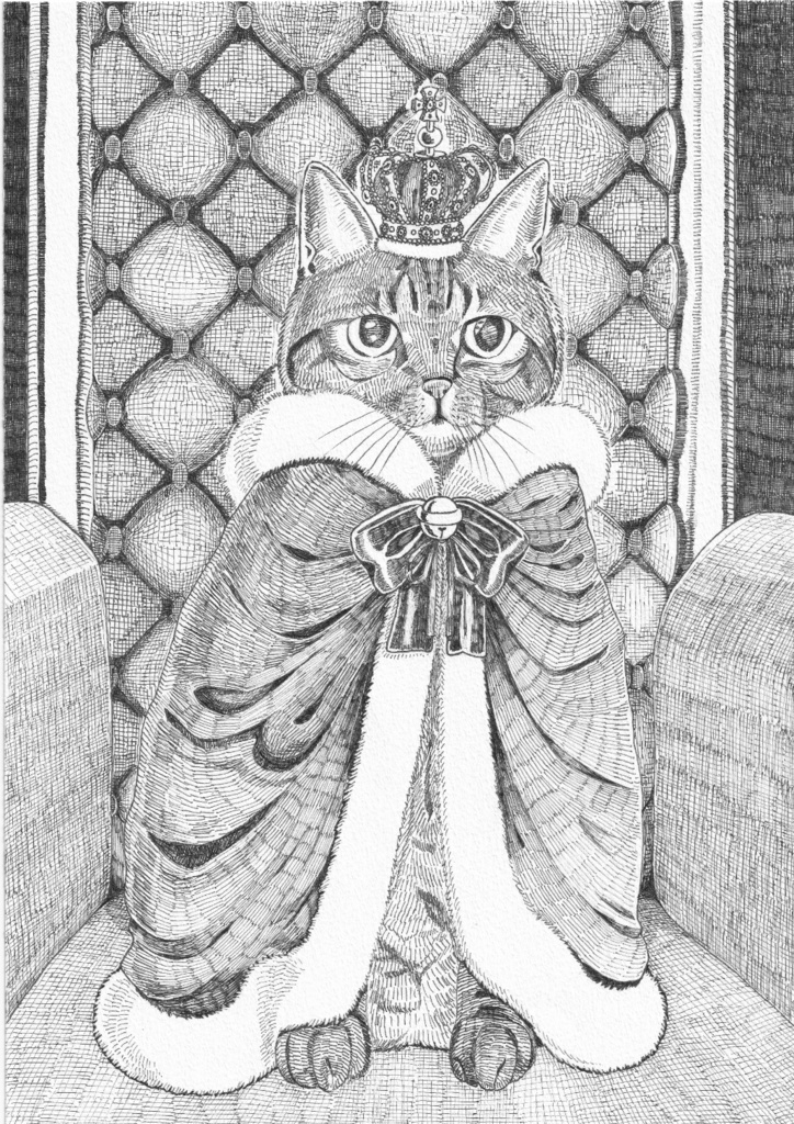 猫の王様 ポストカード