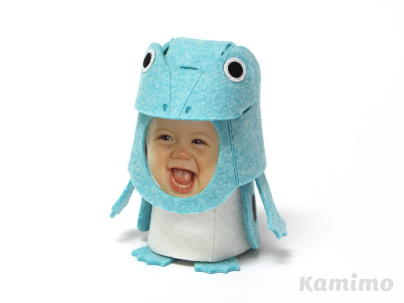 動物のフォトフレーム組み立てキット フェルトのキグルミ〜 カエル