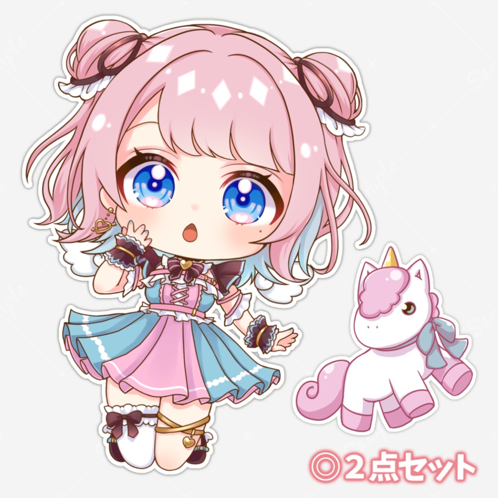 ★お誕生日記念グッズ★ゆんちむステッカーＡ
