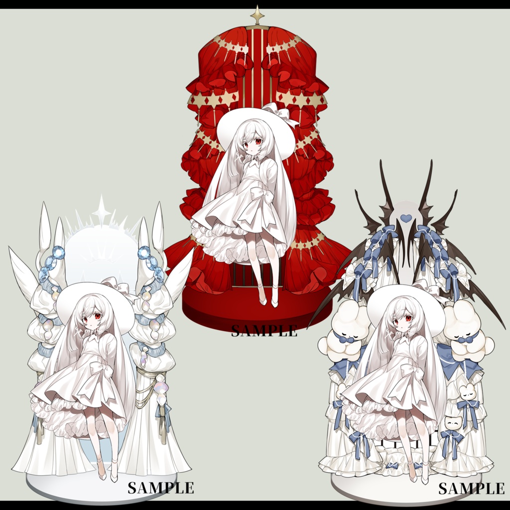 【TRPG素材】立ち絵枠【お部屋素材】