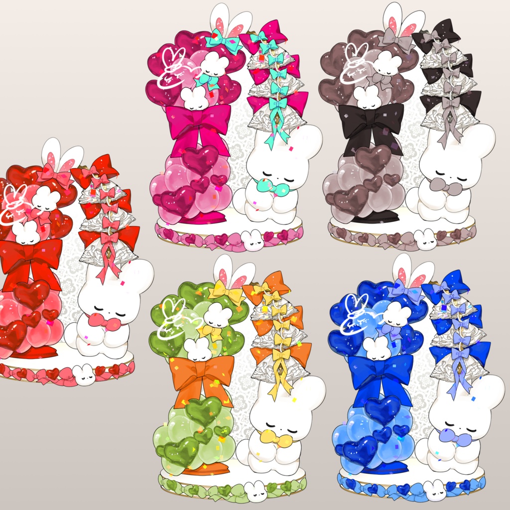 【TRPG】うさちゃんの部屋素材【立ち絵用】