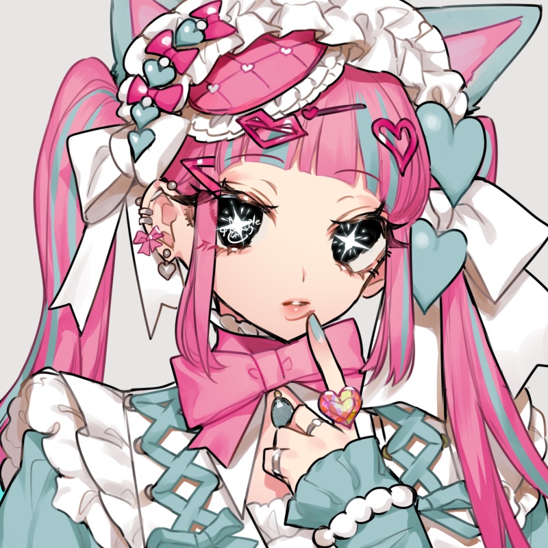 地雷猫耳ピンクちゃんアイコン