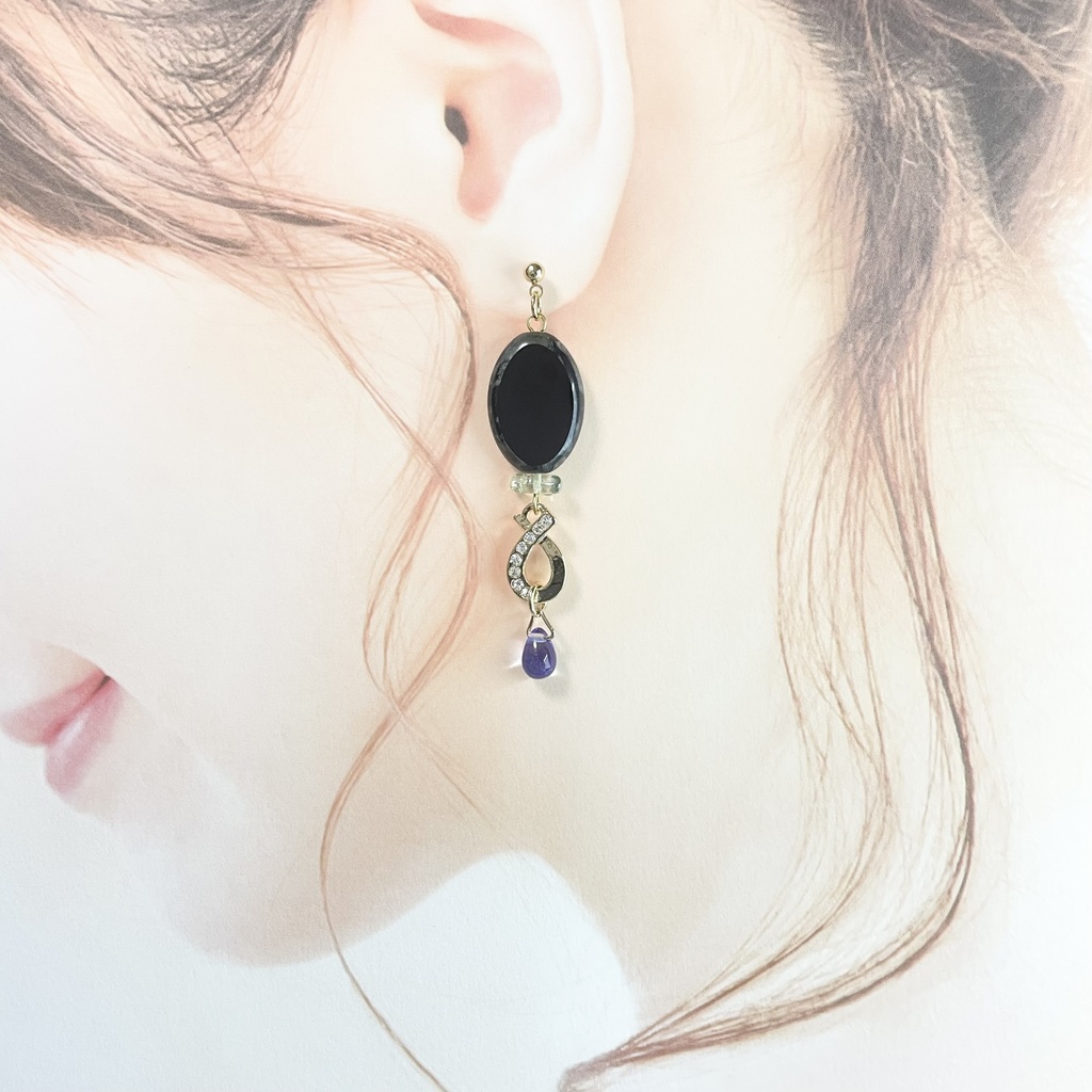 クロコダイルモチーフピアス(イヤリング変更OK!)