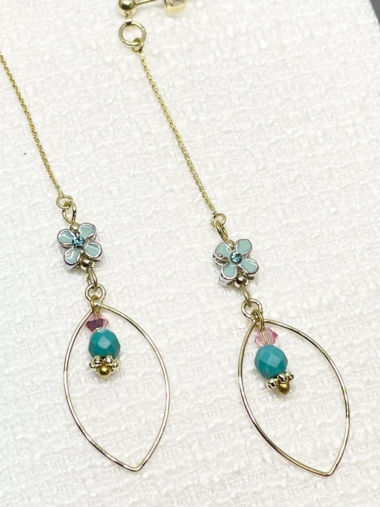 ビビモチーフピアス(イヤリング変更OK!)