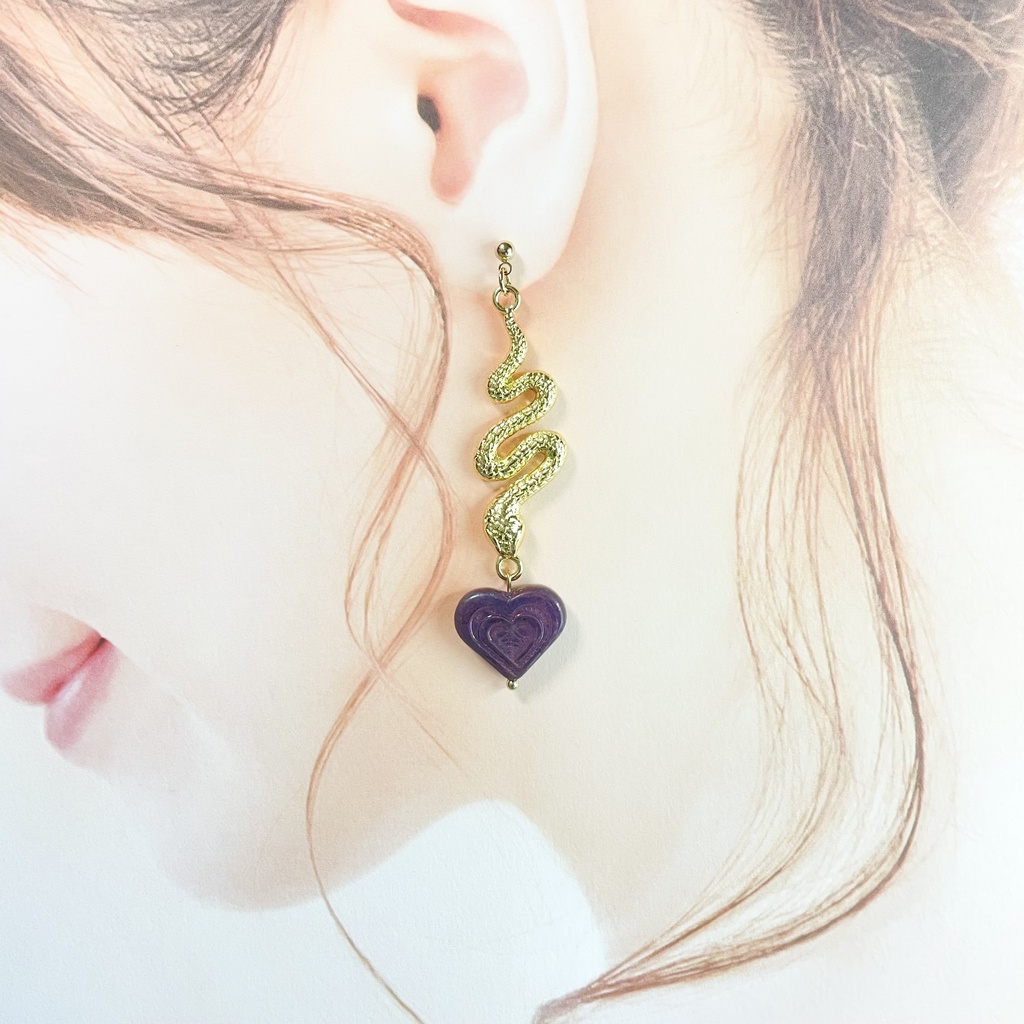 ハンコックモチーフピアス(イヤリング変更OK!)