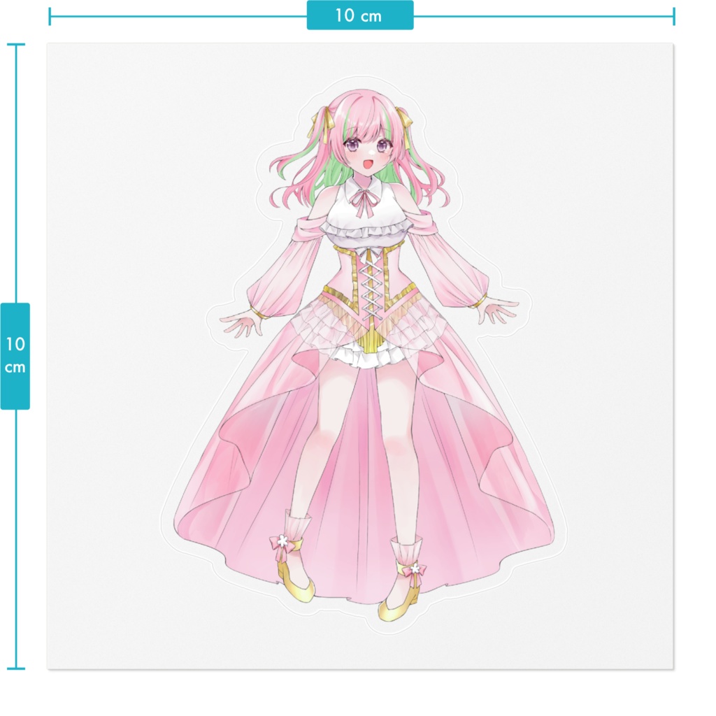 羽月もこ ステッカー