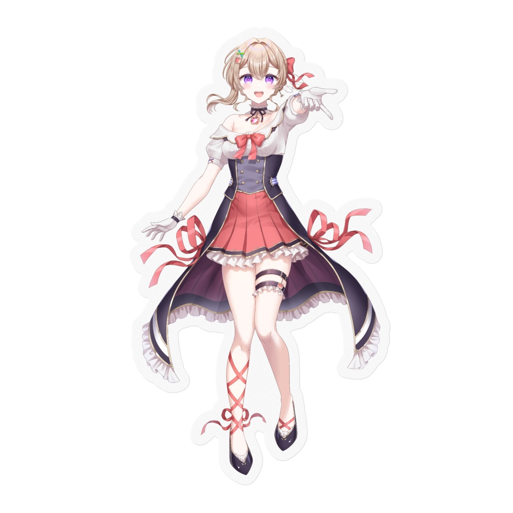 あおい ステッカー