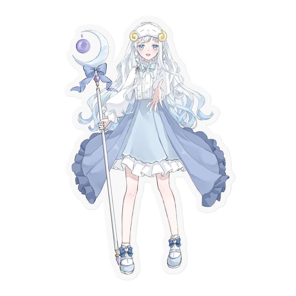 蒼月ふわ ステッカー