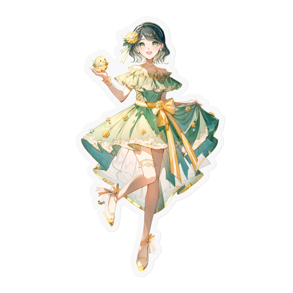 ひなの ステッカー