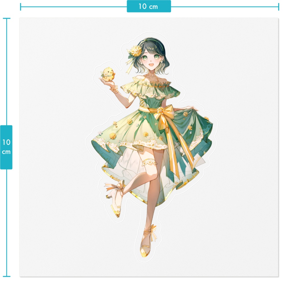 ひなの ステッカー