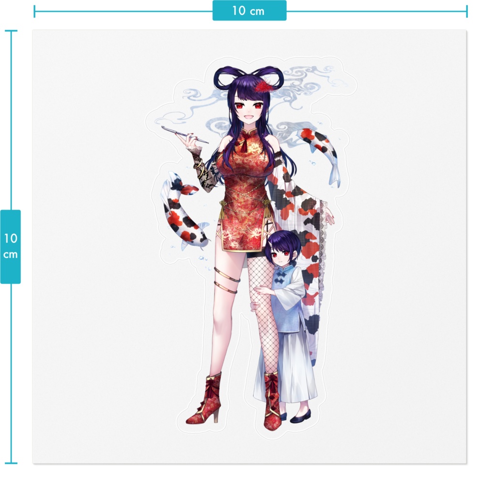 錦 煙梨 ステッカー