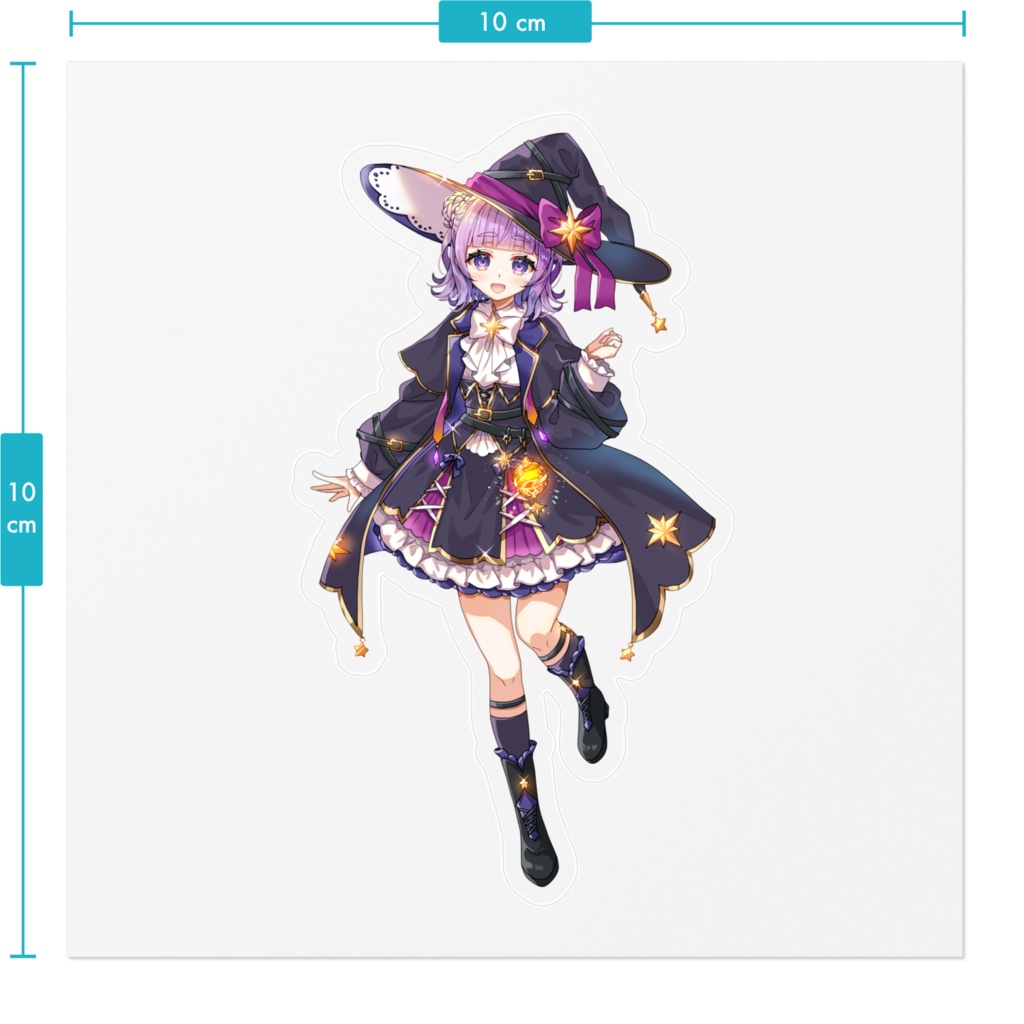 黒羽ゆに ステッカー