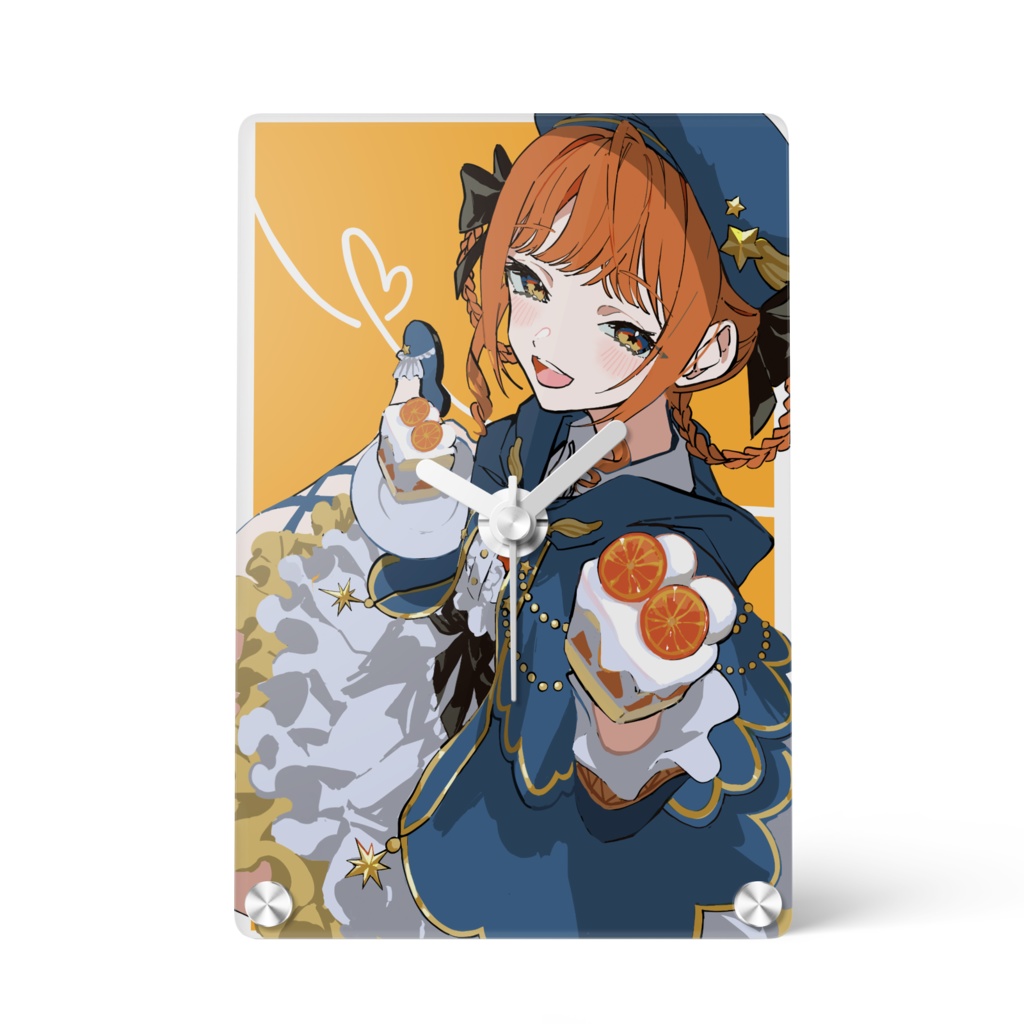 望月結星 アクリル時計