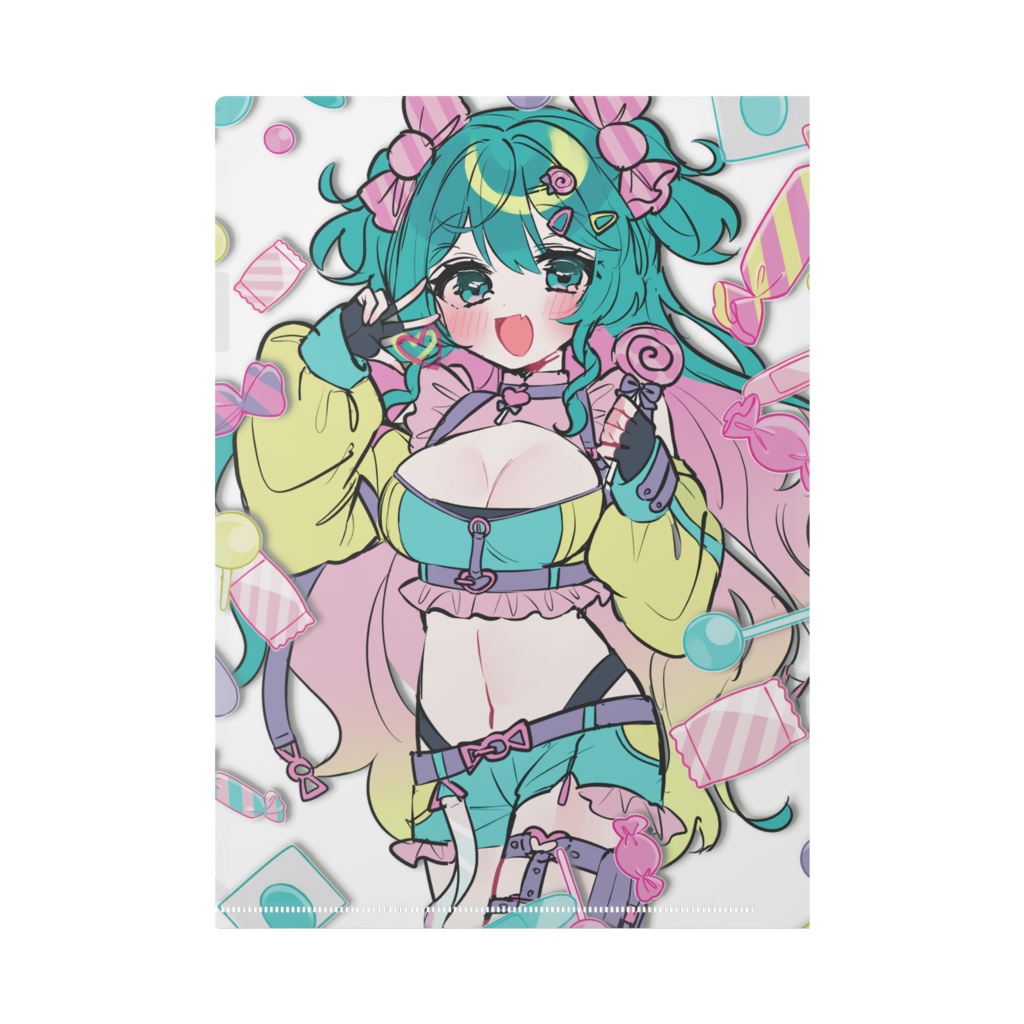 めありあめ クリアファイル 1.5周年記念グッズ