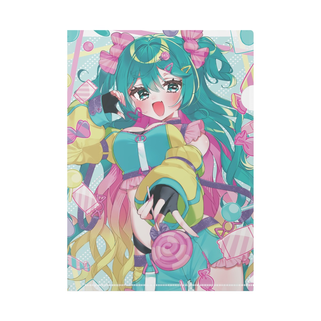 めありあめ クリアファイル 1.5周年記念グッズ