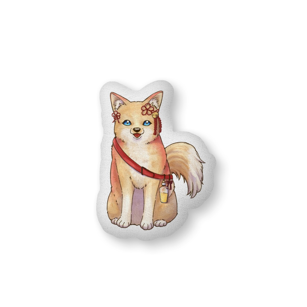 音成あん狐 ふかふかクッション