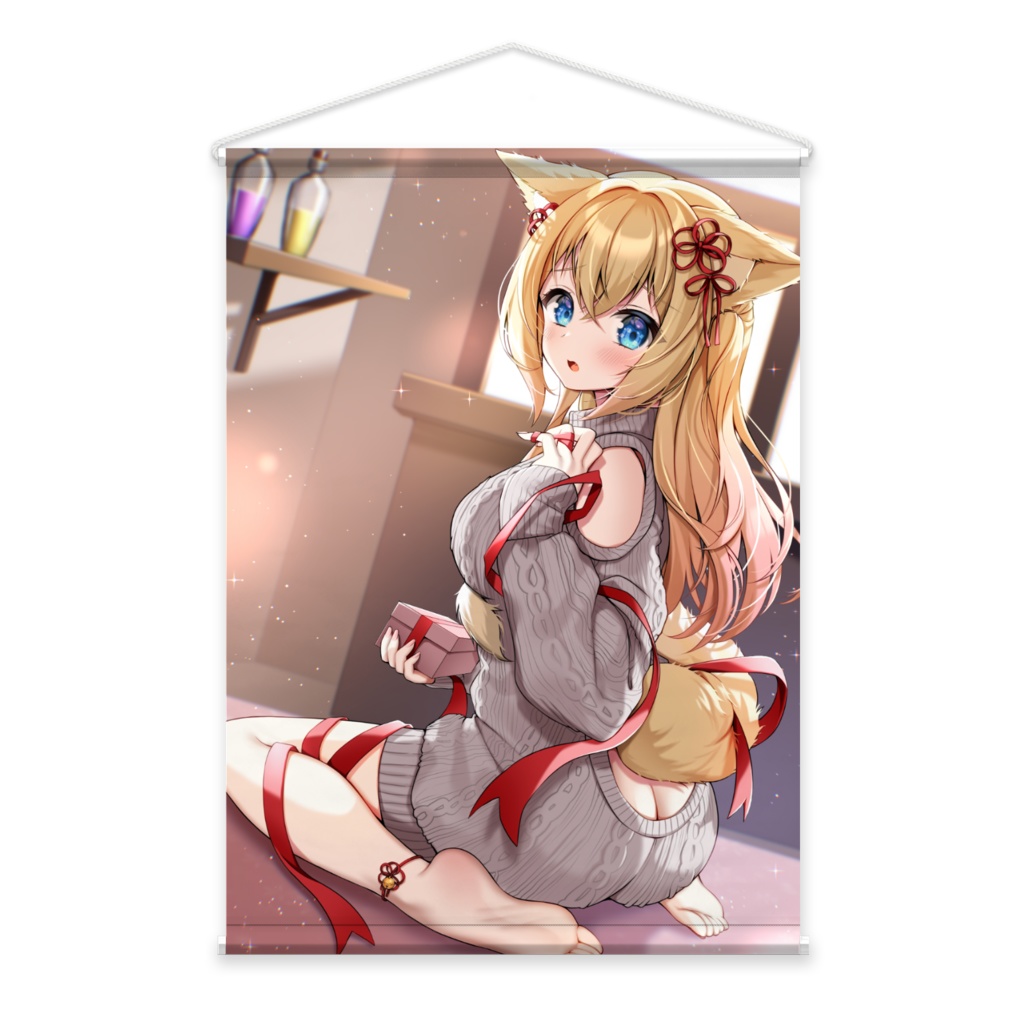 音成あん狐 タペストリー